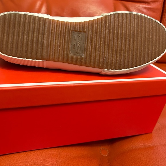 Coach leather/ jeans sneakers/keds /with original box - Picture 3 of 5
